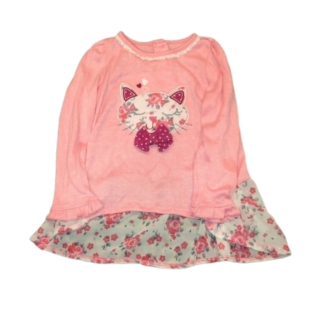 Nannette size 4 long sleeve pink shirt